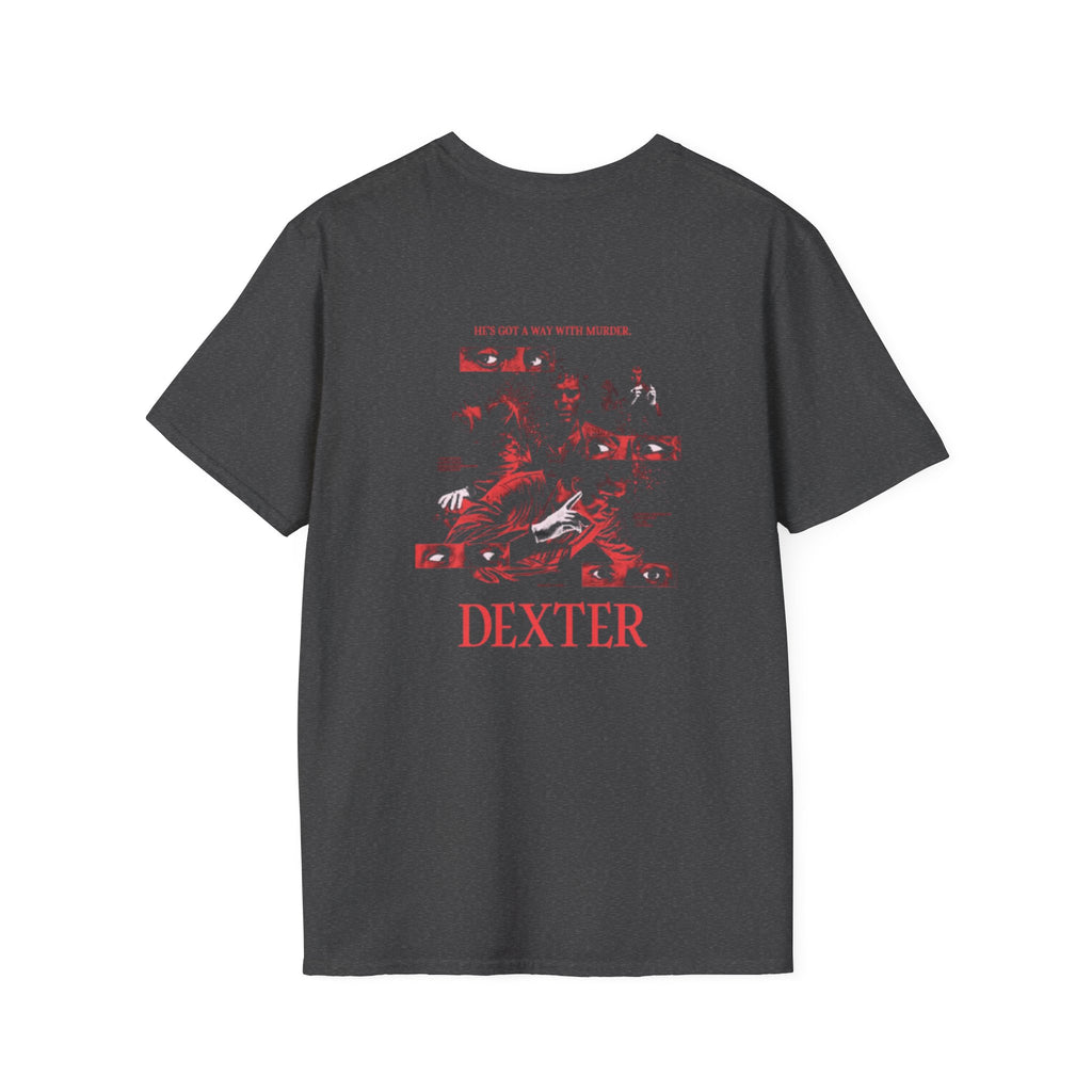 Dexter Graphic Tee — He's Got a Way With Murder