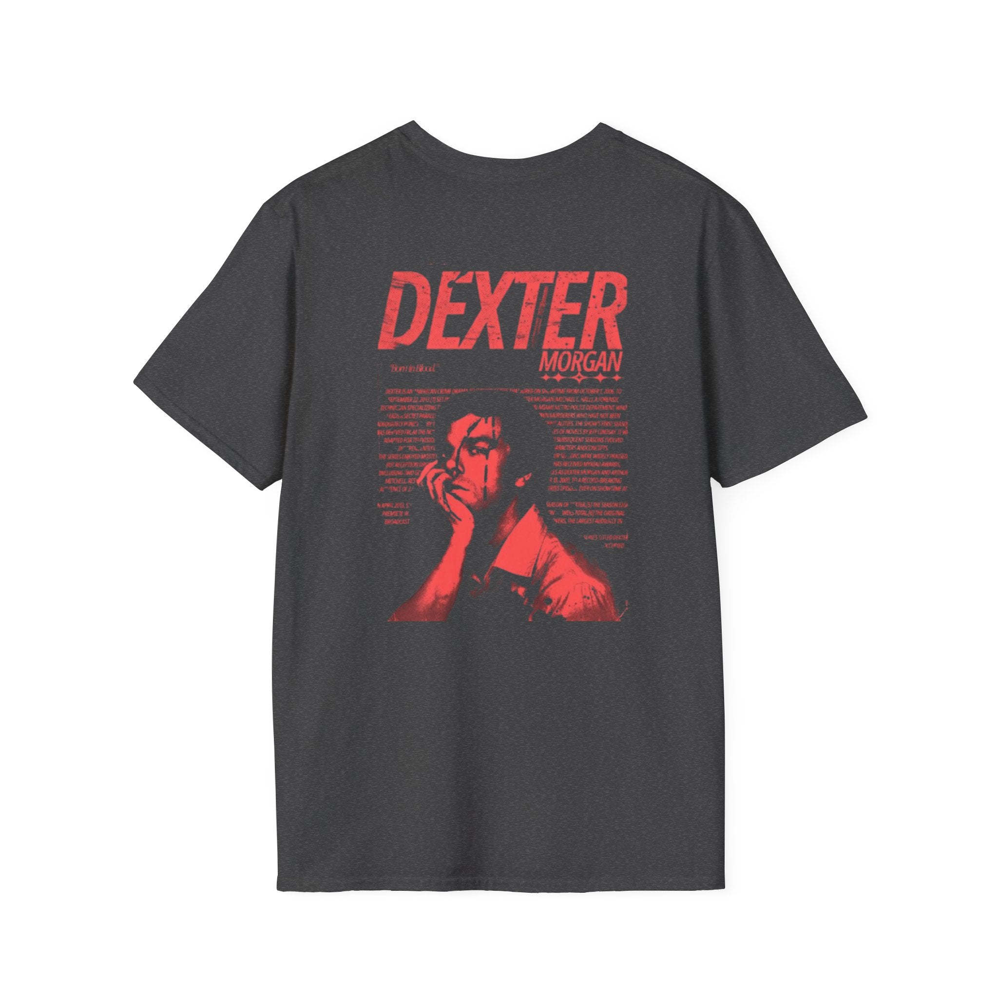 Dexter Graphic Tee — Blood Never Lies Edition