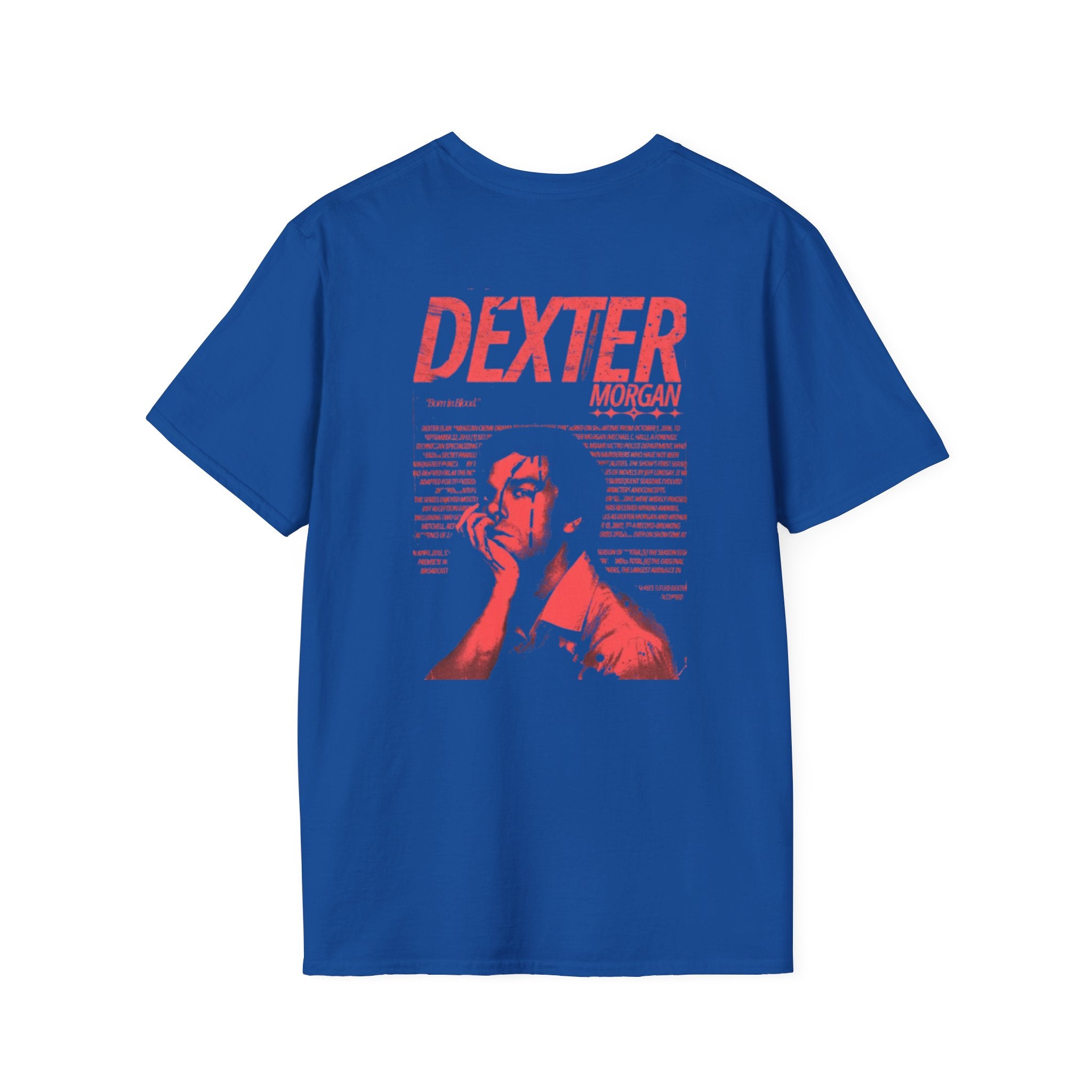Dexter Graphic Tee — Blood Never Lies Edition