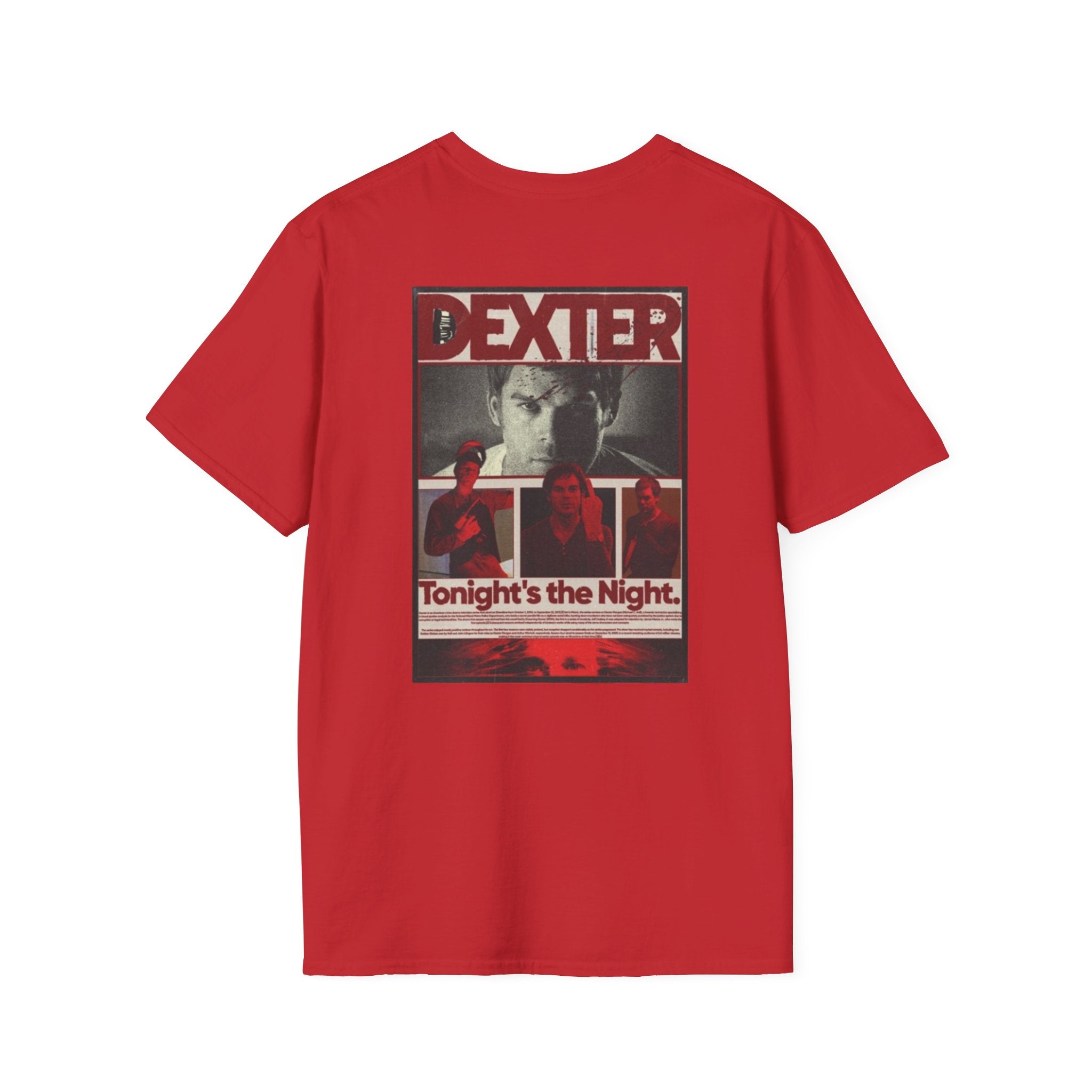 Dexter Graphic Tee — Tonight's the Night Poster Edition