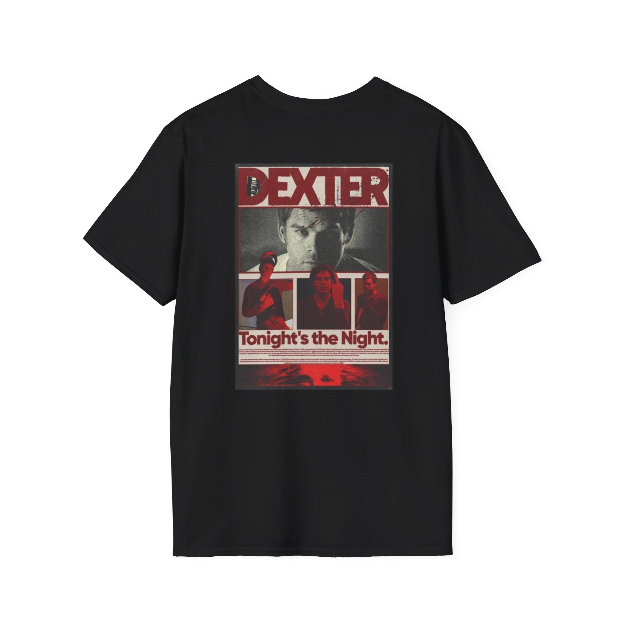 Dexter Graphic Tee — Tonight's the Night Poster Edition
