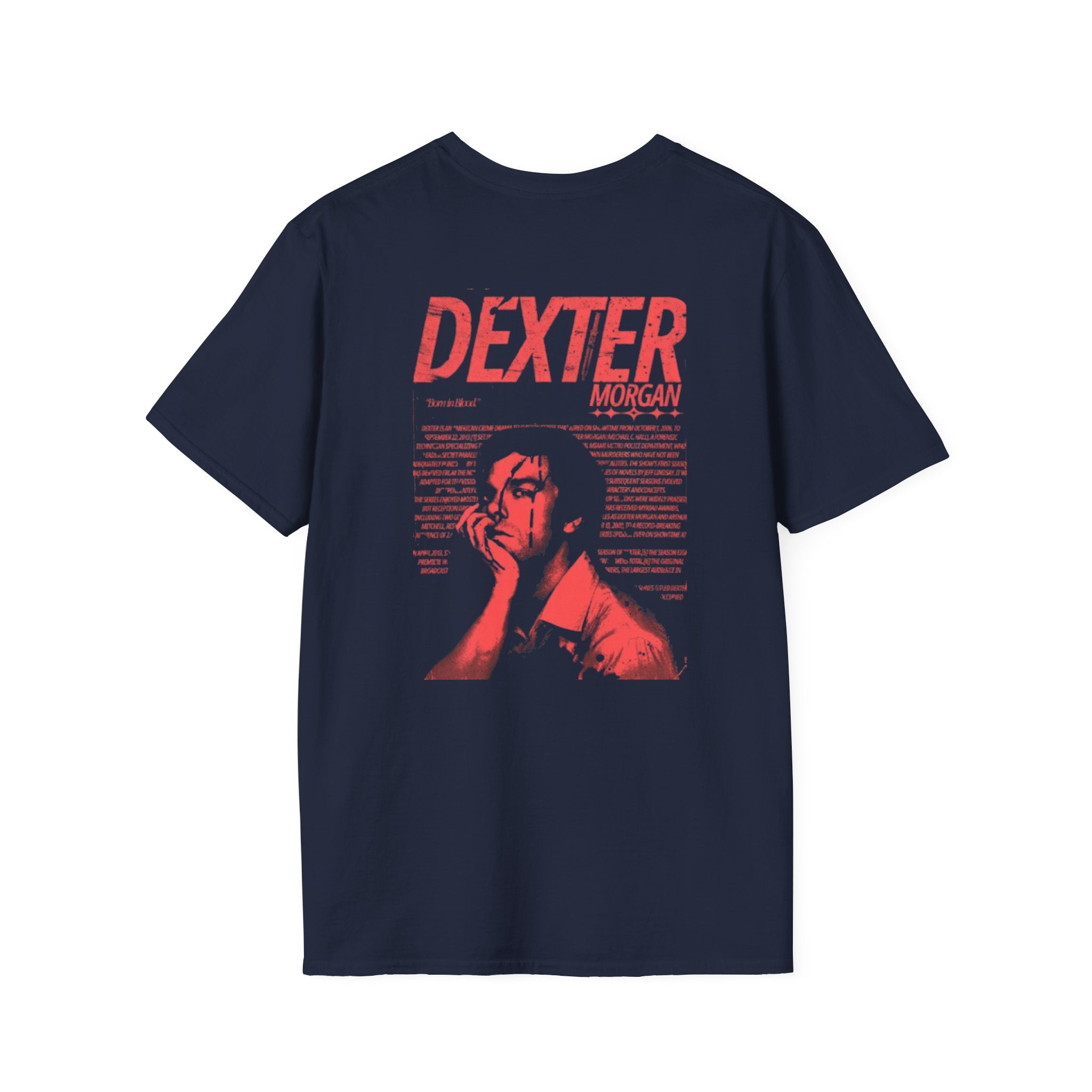 Dexter Graphic Tee — Blood Never Lies Edition