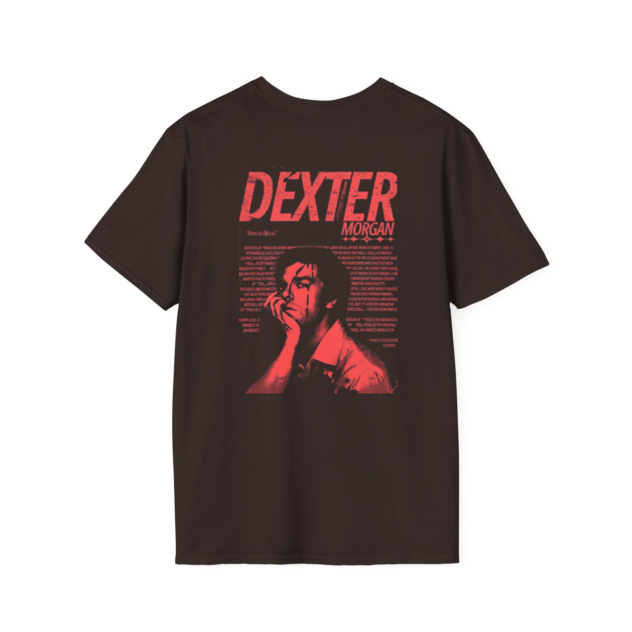 Dexter Graphic Tee — Blood Never Lies Edition