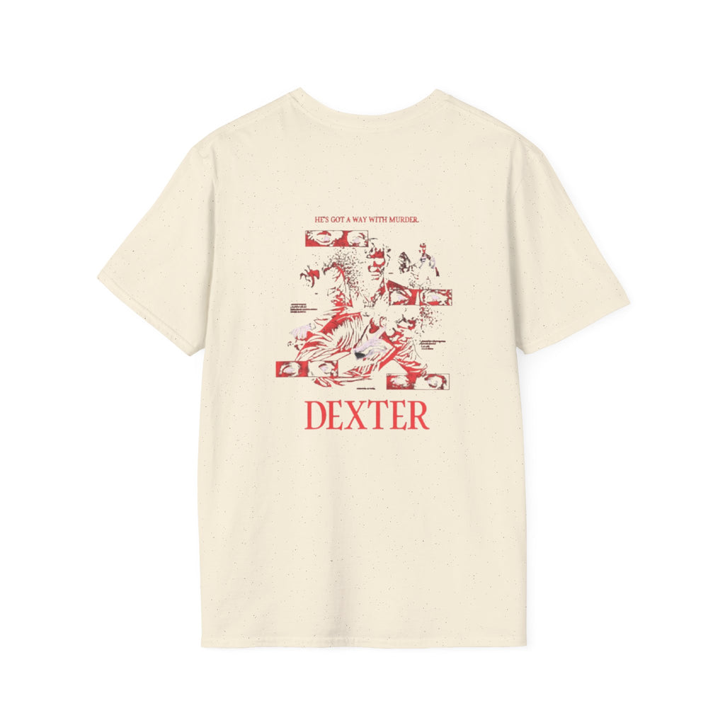 Dexter Graphic Tee — He's Got a Way With Murder
