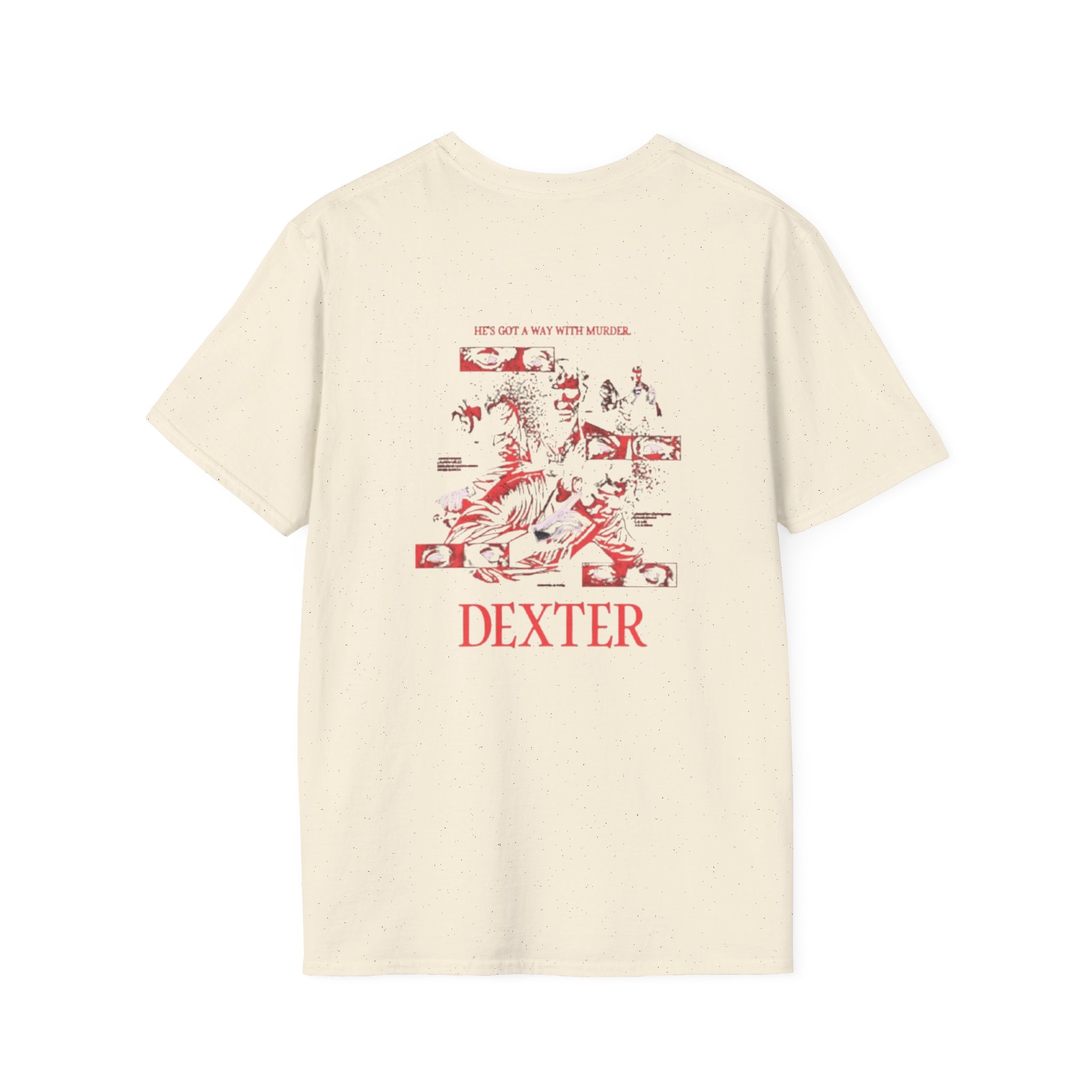 Dexter Graphic Tee — He's Got a Way With Murder
