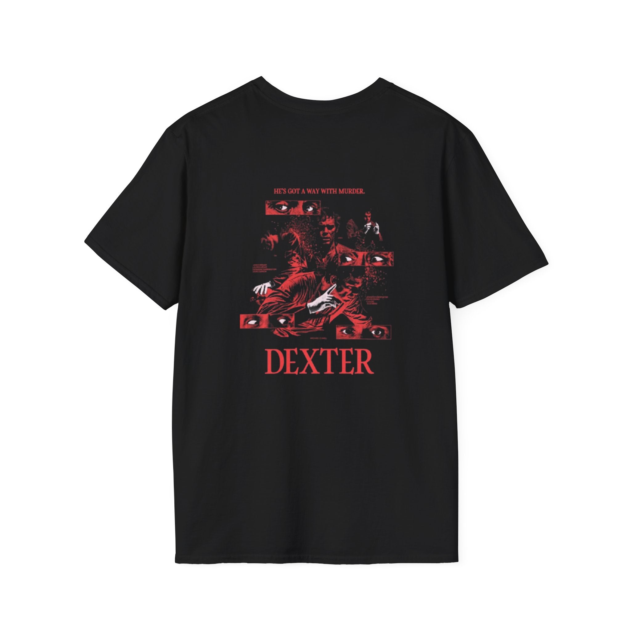 Dexter Graphic Tee — He's Got a Way With Murder