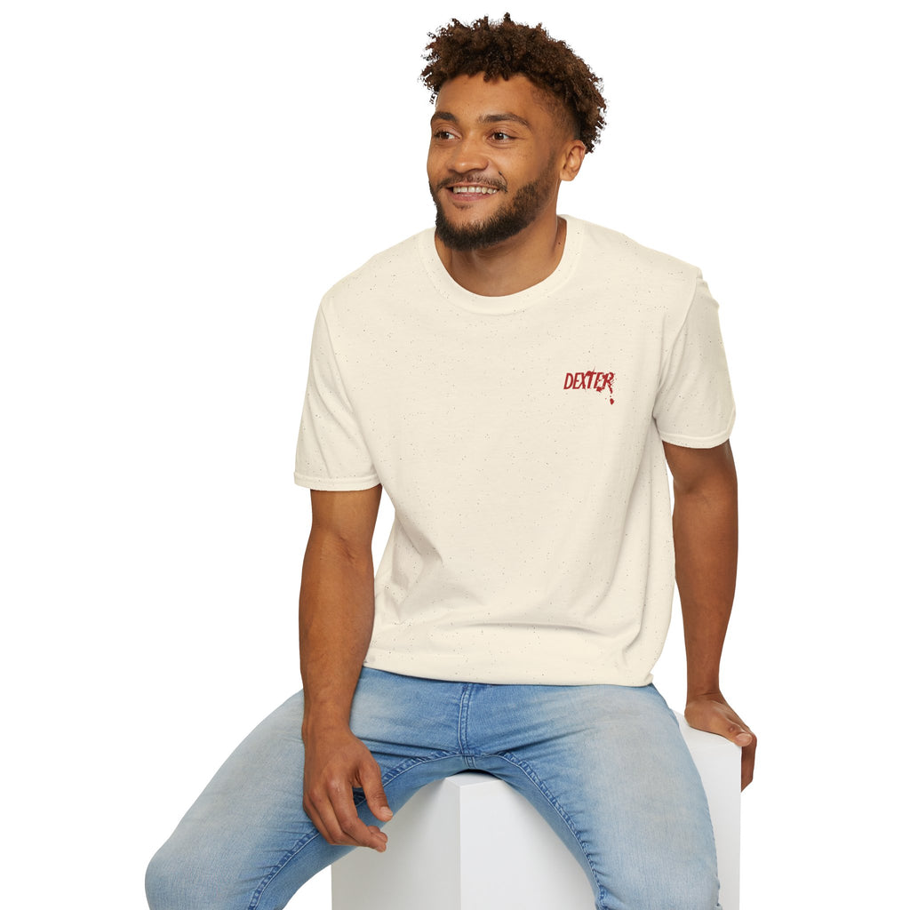 Dexter Graphic Tee — He's Got a Way With Murder