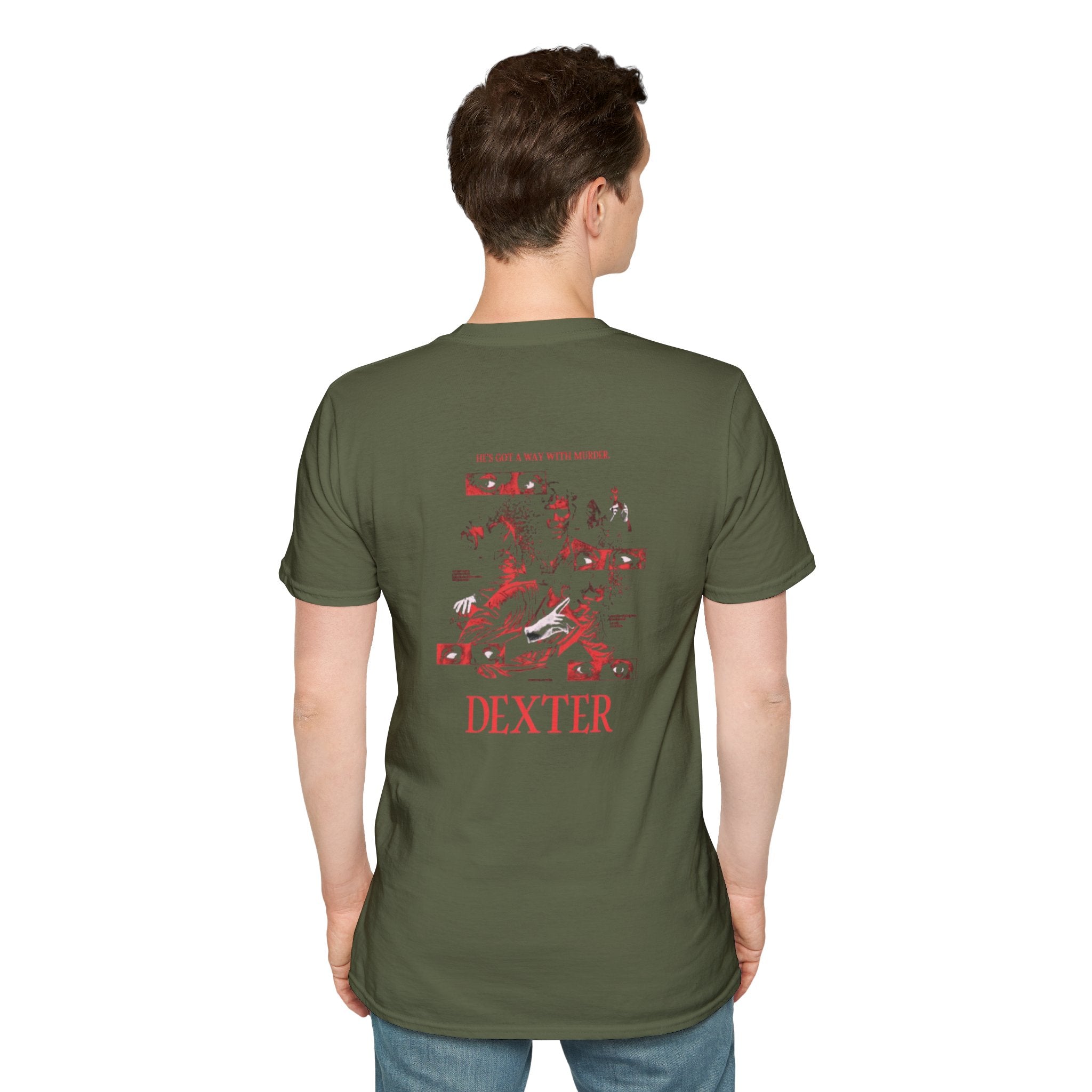 Dexter Graphic Tee — He's Got a Way With Murder