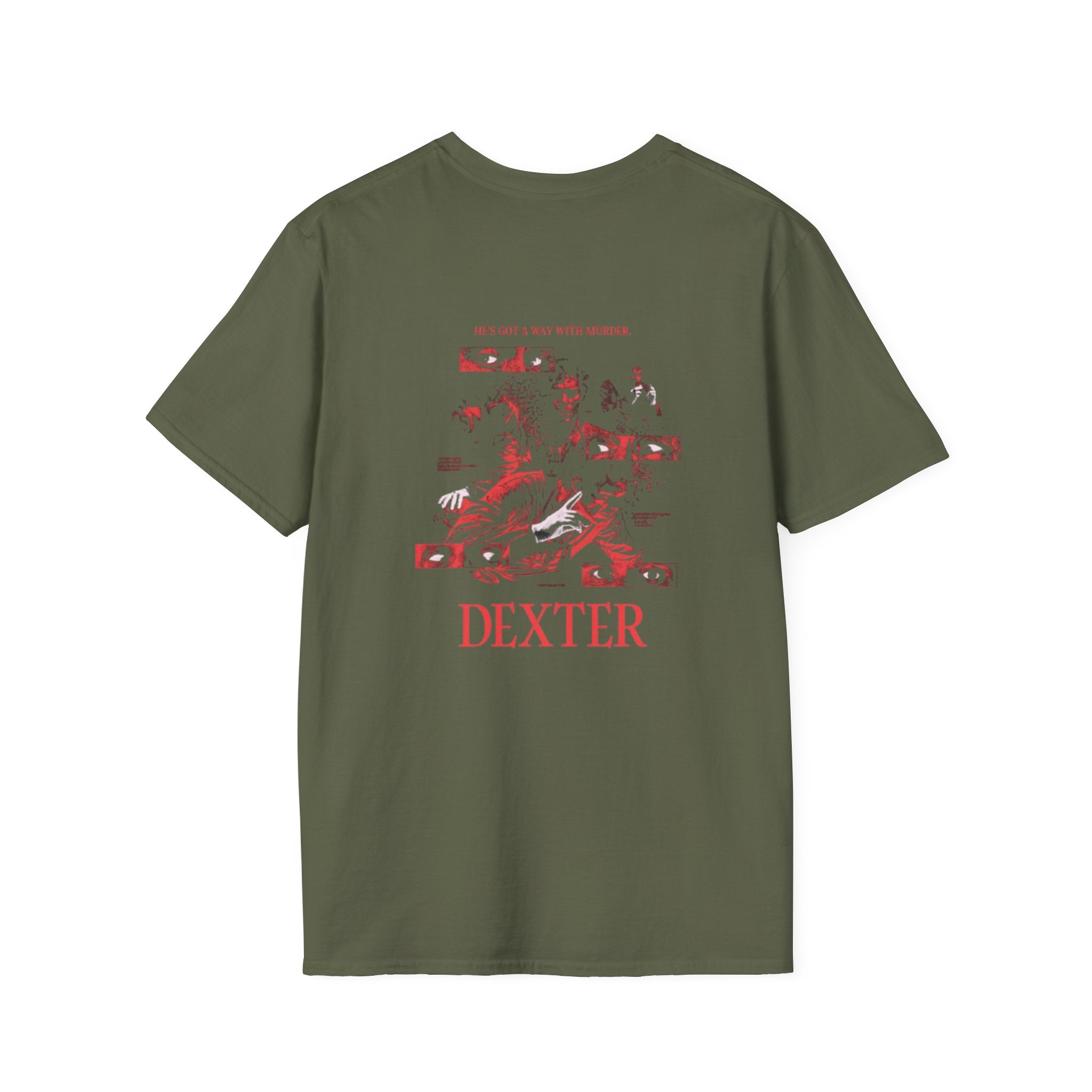 Dexter Graphic Tee — He's Got a Way With Murder