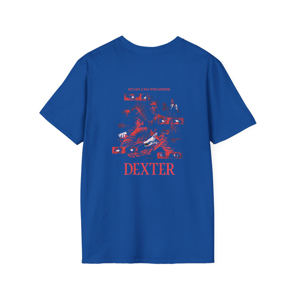 Dexter Graphic Tee — He's Got a Way With Murder