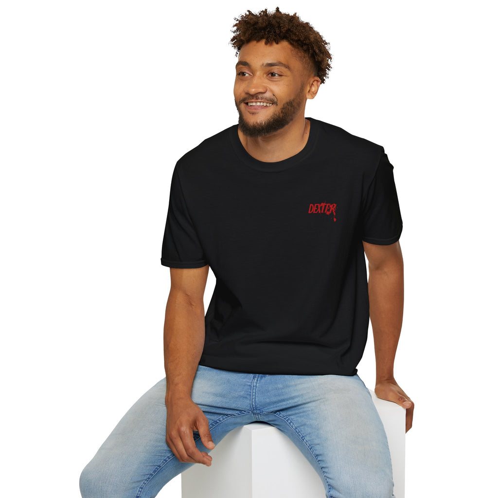 Dexter Graphic Tee — He's Got a Way With Murder