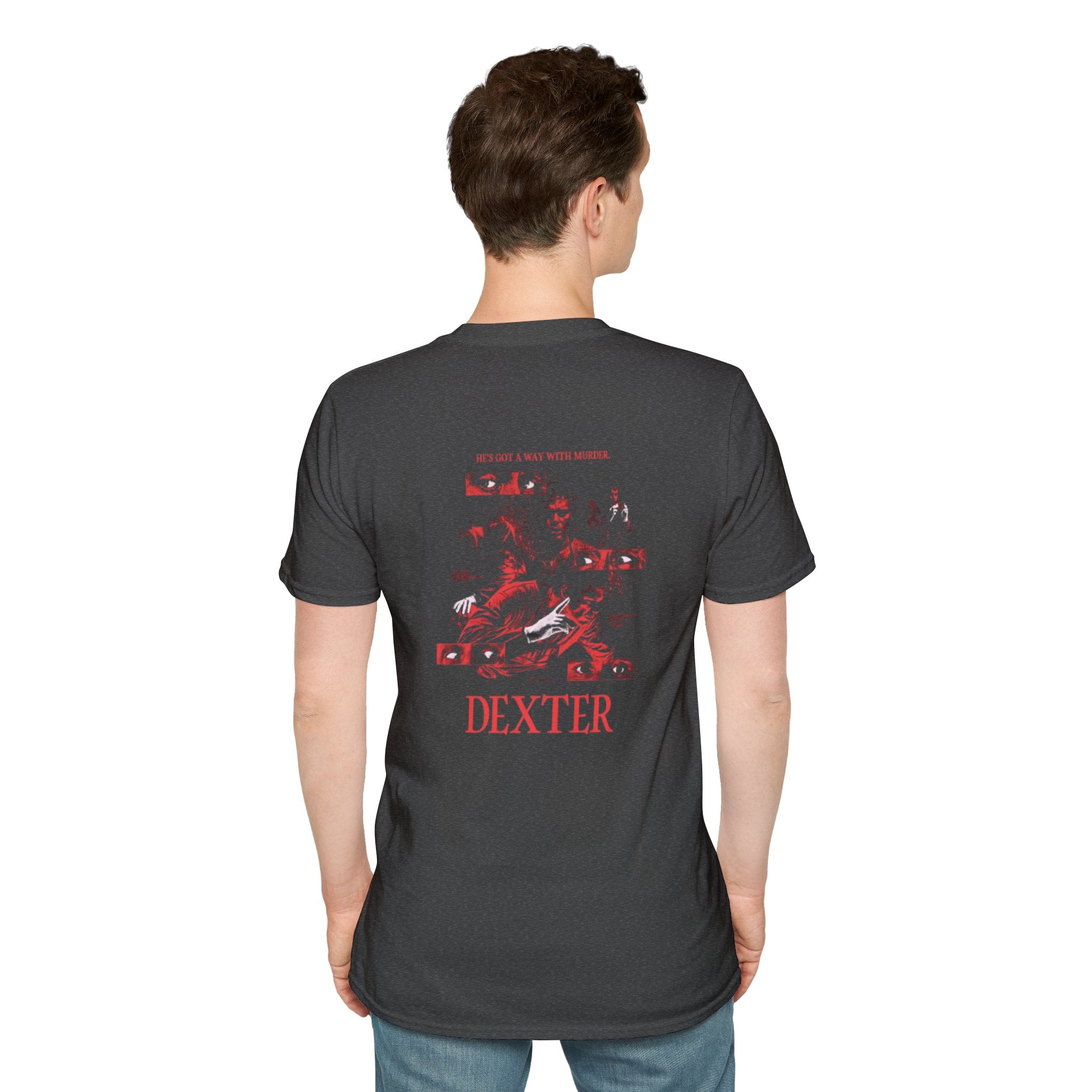 Dexter Graphic Tee — He's Got a Way With Murder