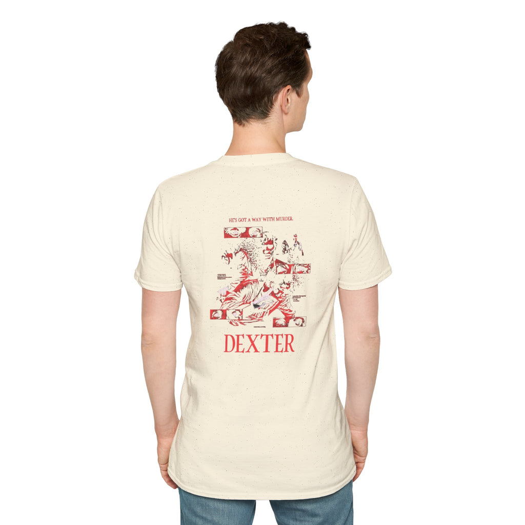 Dexter Graphic Tee — He's Got a Way With Murder