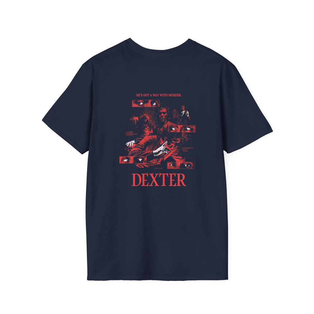 Dexter Graphic Tee — He's Got a Way With Murder