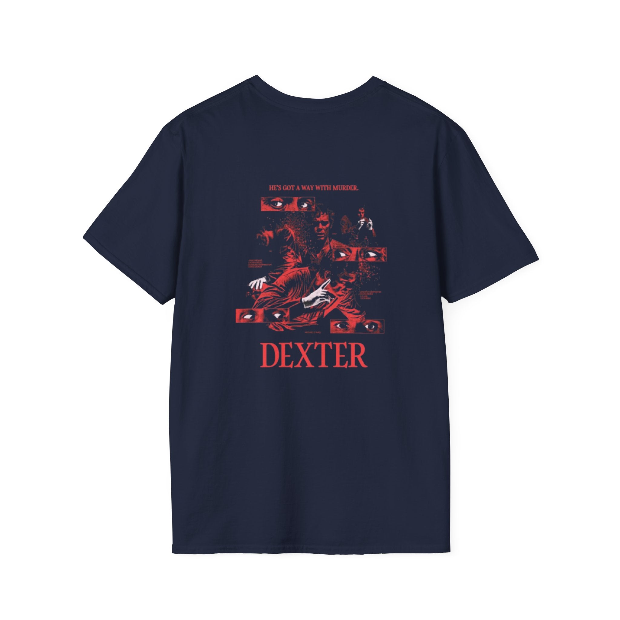 Dexter Graphic Tee — He's Got a Way With Murder