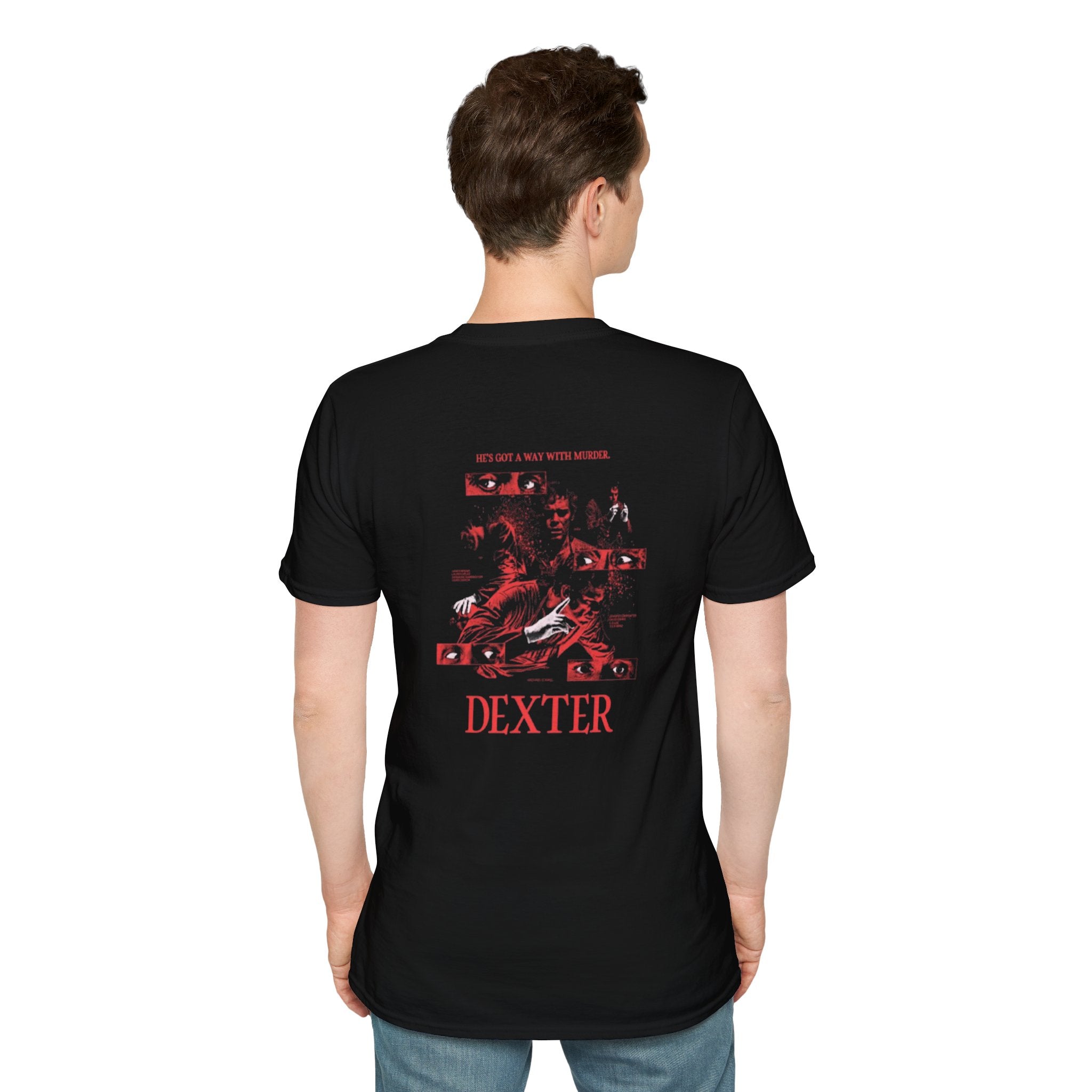 Dexter Graphic Tee — He's Got a Way With Murder