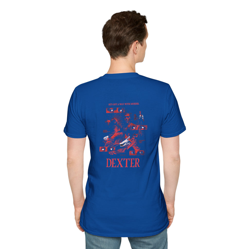 Dexter Graphic Tee — He's Got a Way With Murder