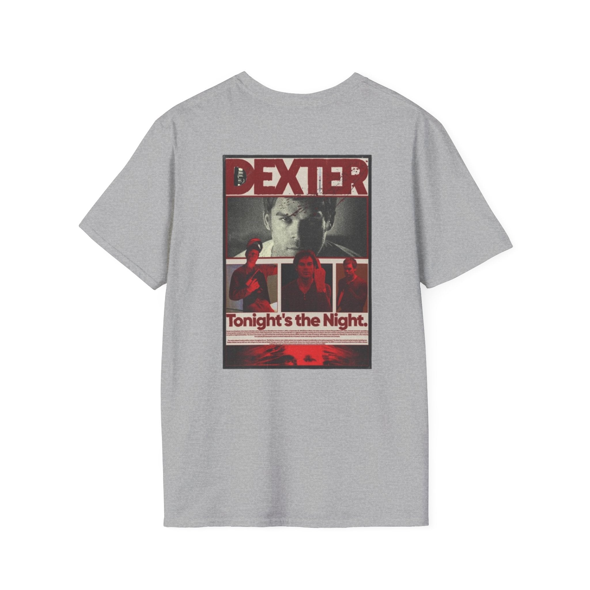 Dexter Graphic Tee — Tonight's the Night Poster Edition