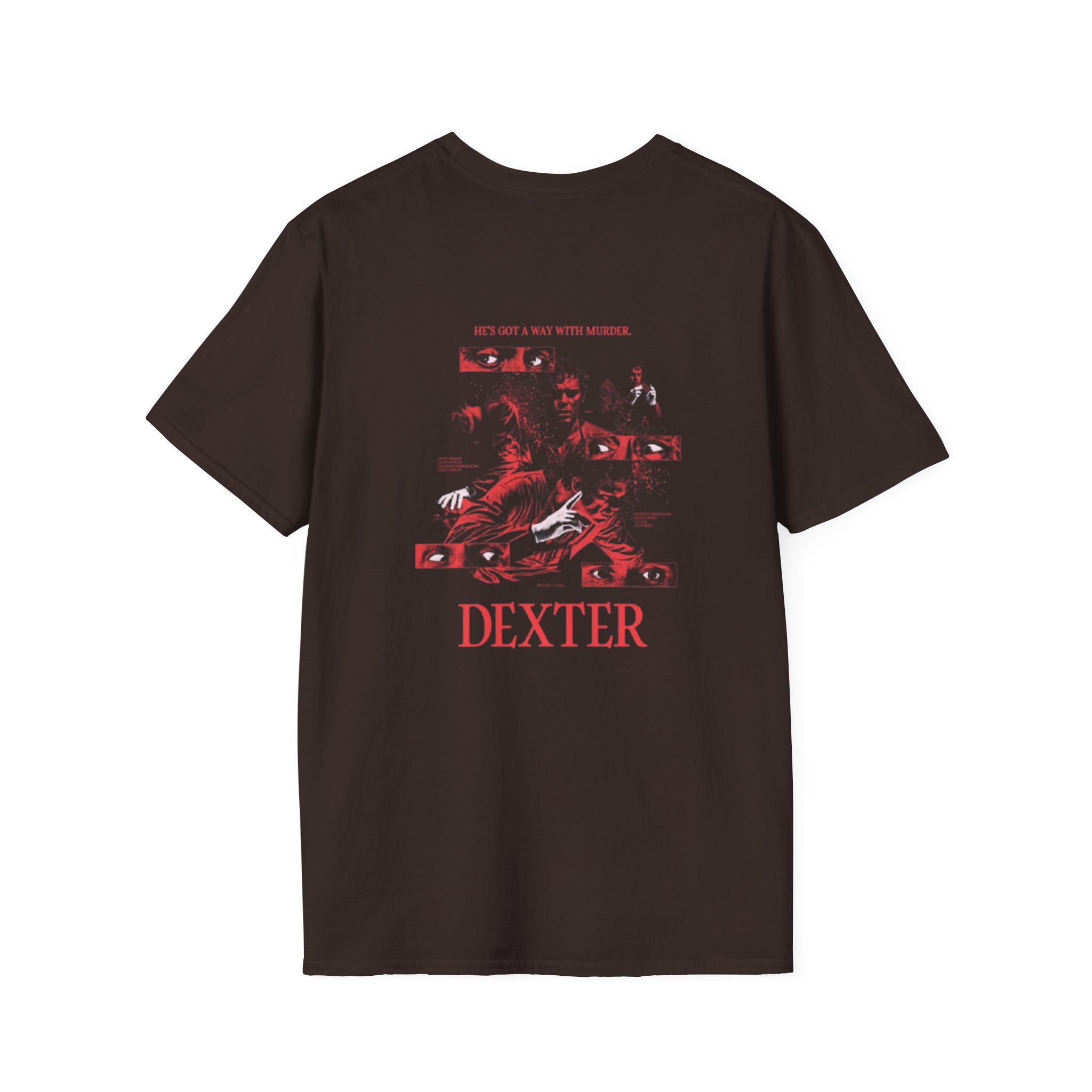 Dexter Graphic Tee — He's Got a Way With Murder