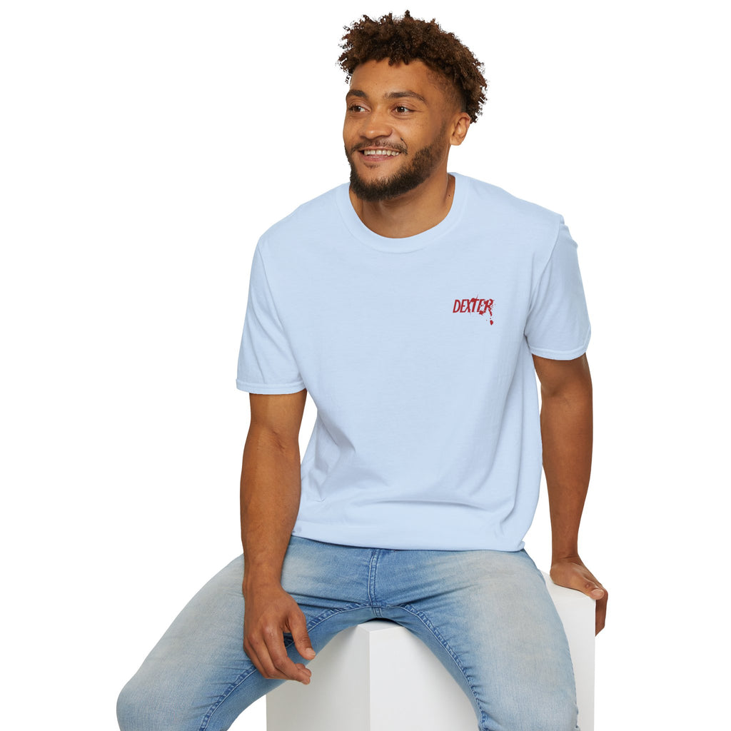 Dexter Graphic Tee — He's Got a Way With Murder