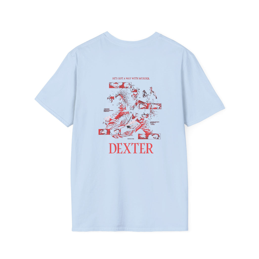 Dexter Graphic Tee — He's Got a Way With Murder